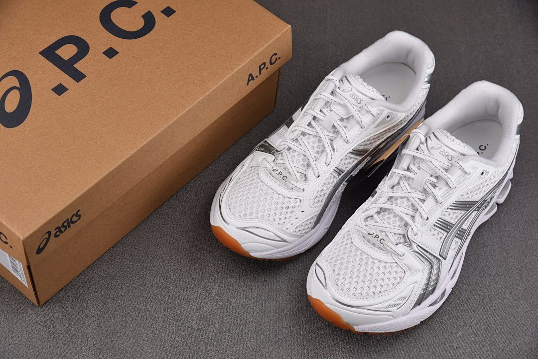 SICS Gel-Kayano 14 A.P.C. White Pure Silver 1203A727-100