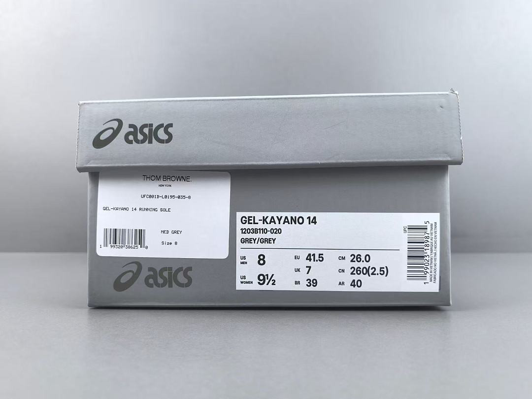 As1cs Gel-Kayano 14 Thom Browne Grey - 1203B110-020