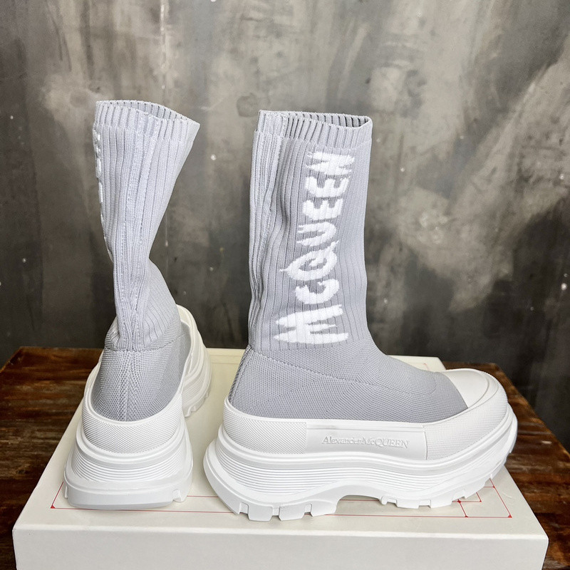 Alexander McQueen Tread sock-style boots