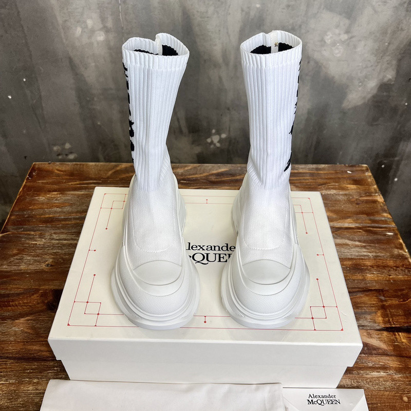 Alexander McQueen Tread sock-style boots