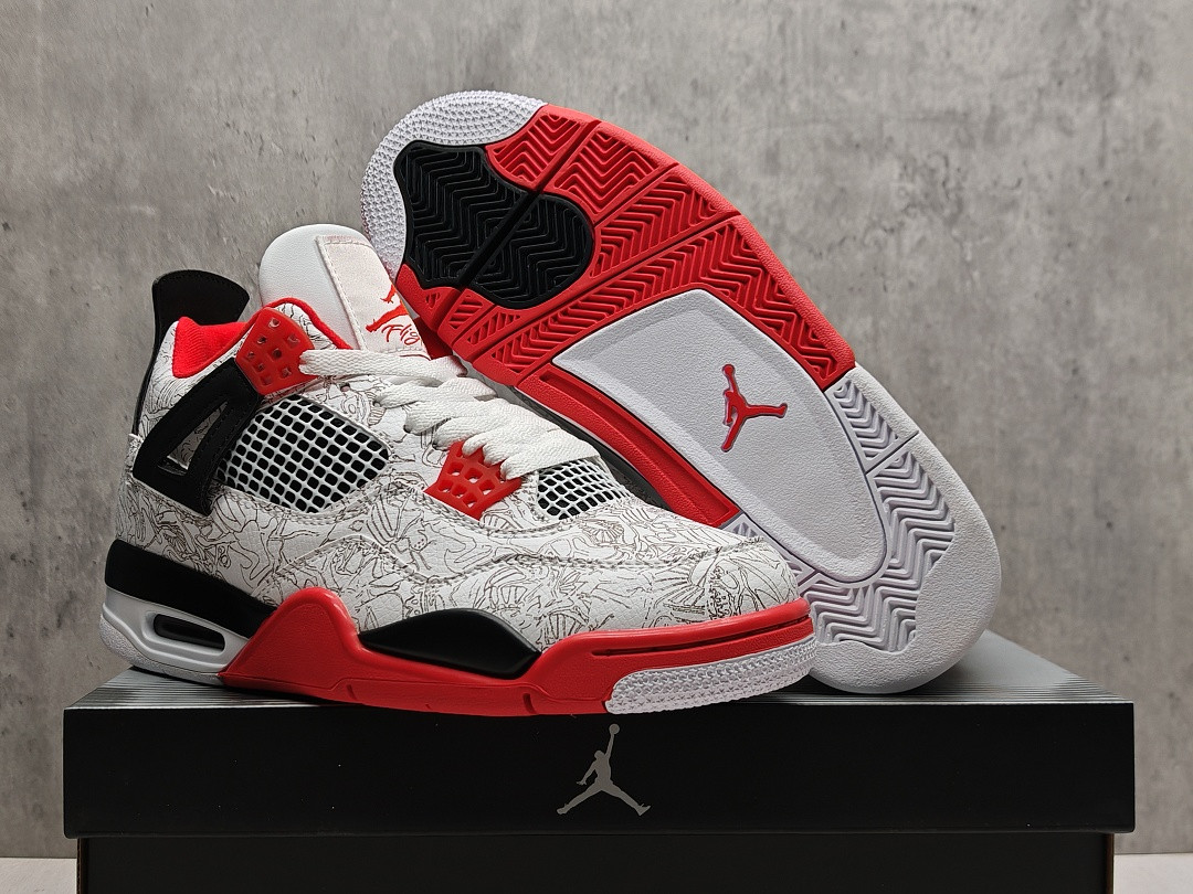 Jordan 4 Retro White Laser Men's - 308497-161