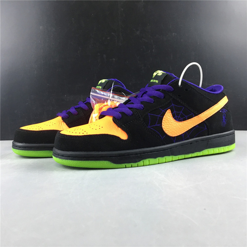 Nike SB Dunk Low Night of Mischief Halloween BQ6817 006( Normal shoe box)