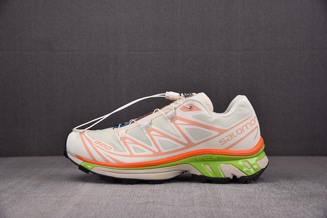 SALOMON Xt-6 'Vanilla White Pink Green' 471478