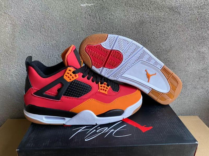 Jordan 4 GS Fire Red/Starfish Colorway 2025 IH2094-600