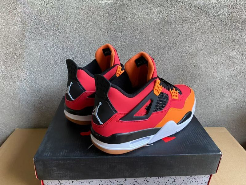 Jordan 4 GS Fire Red/Starfish Colorway 2025 IH2094-600