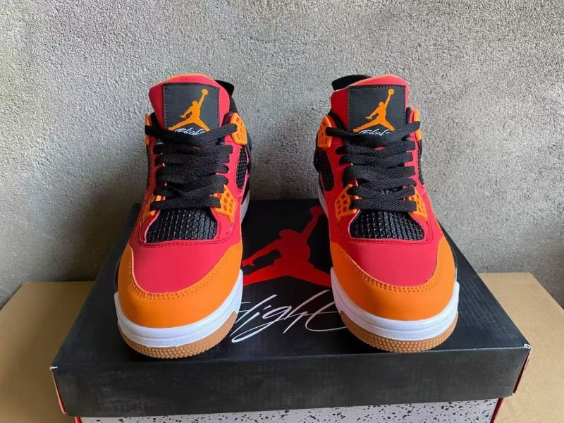 Jordan 4 GS Fire Red/Starfish Colorway 2025 IH2094-600