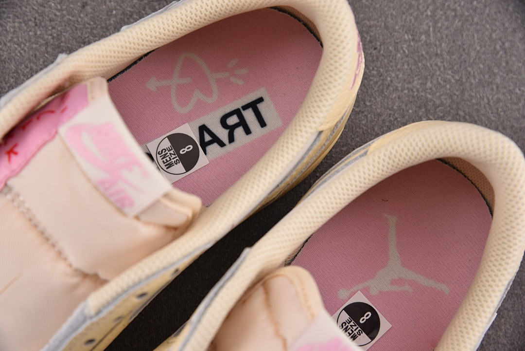Travis Scott x Air Jordan 1 Low OG SP "Shy Pink" IQ7604-100