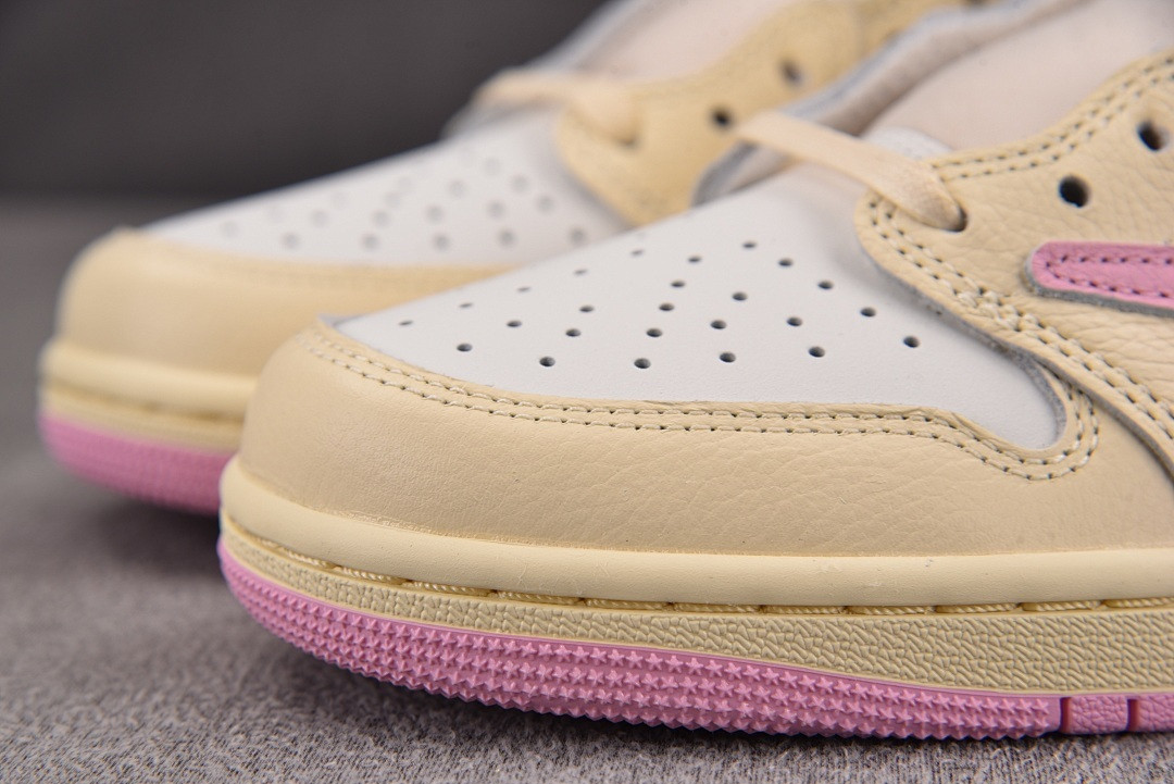 Travis Scott x Air Jordan 1 Low OG SP "Shy Pink" IQ7604-100