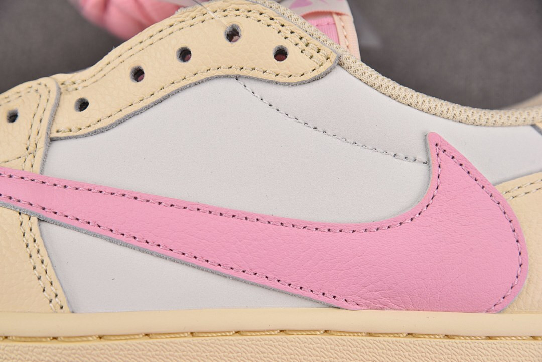 Travis Scott x Air Jordan 1 Low OG SP "Shy Pink" IQ7604-100