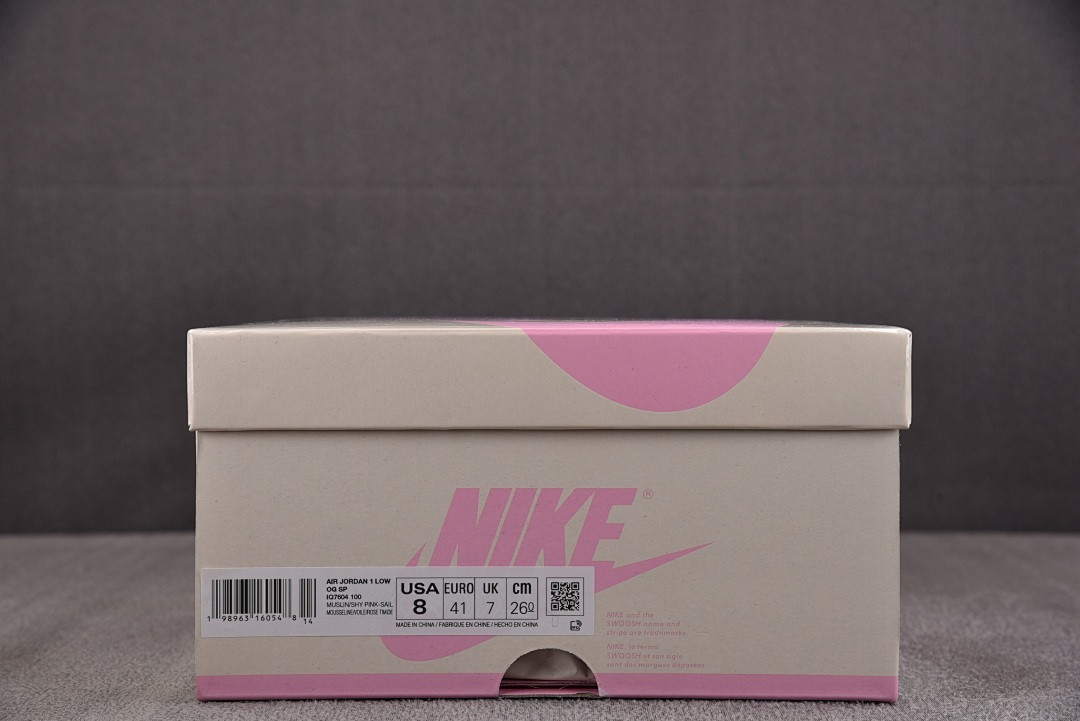 Travis Scott x Air Jordan 1 Low OG SP "Shy Pink" IQ7604-100
