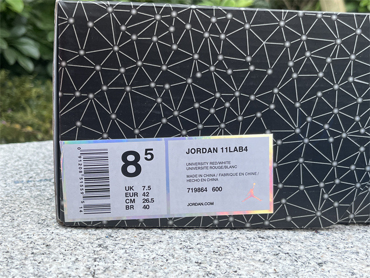 Jordan 4 Retro 11Lab4 Red Men