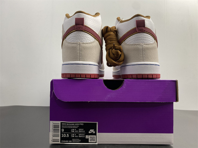 NIKE SB DUNK HIGH SAIL BRIGHT CRIMSON CV9499-100