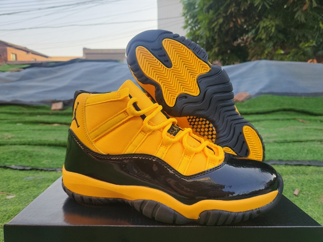 AJ 11 black and yellow New Arrivals