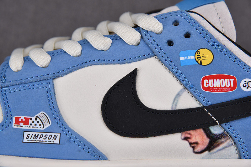 Nike SB Dunk Low Racing Buggt Sand Scorchrc University Blue Black TG1391-506