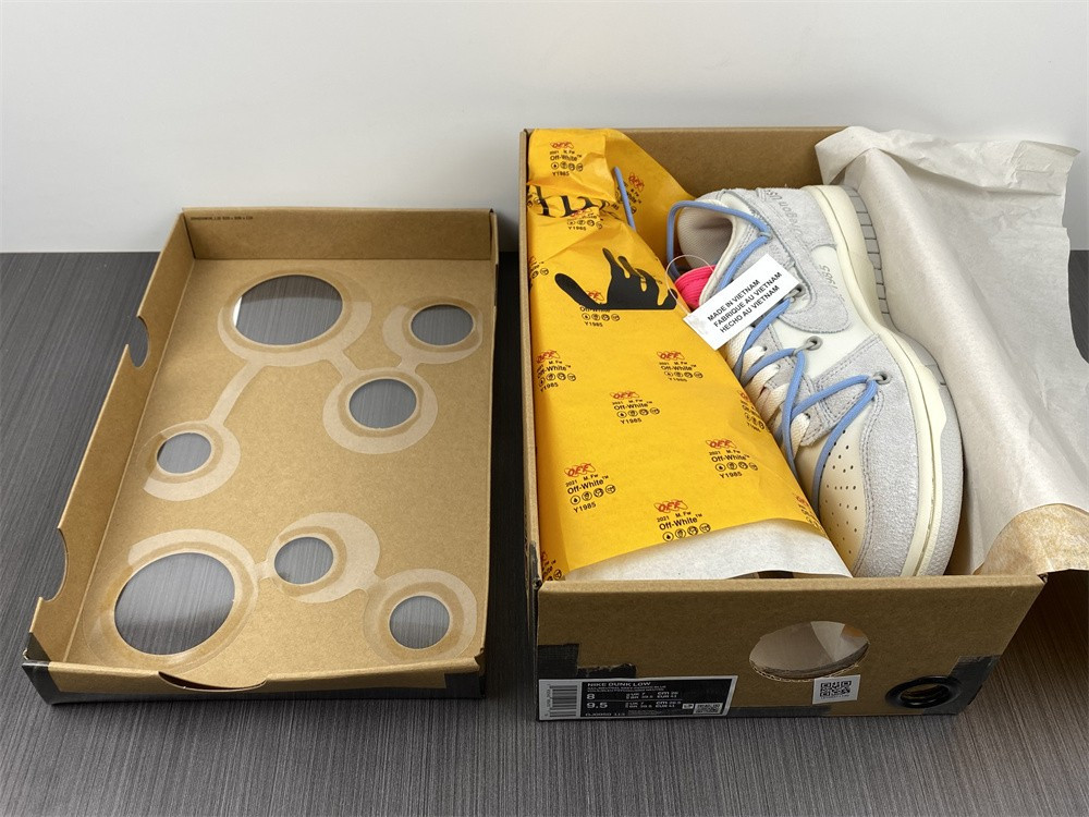 NIKE DUNK LOW OW LOT 38 OF 50 DJ0950-113