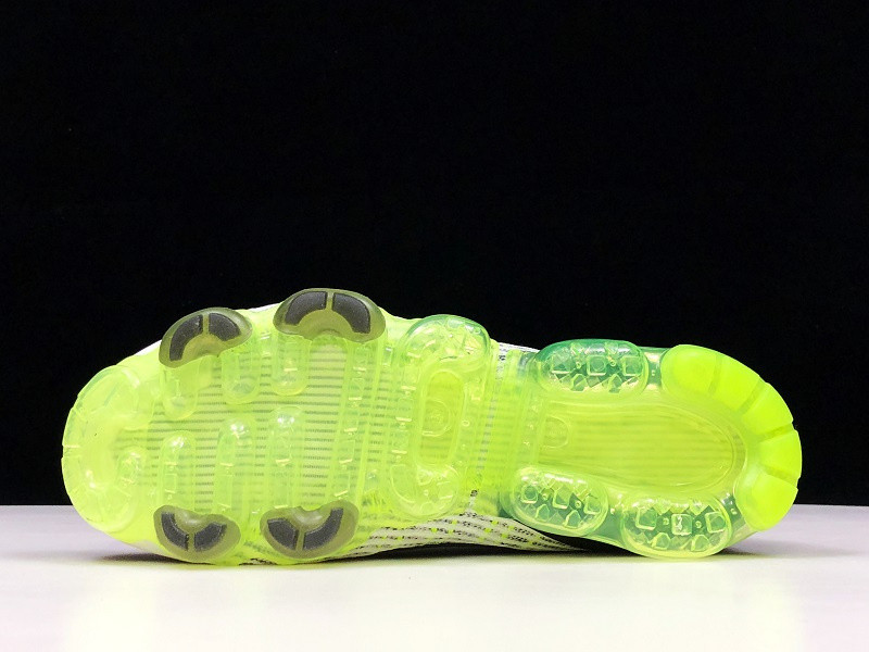 Nike Air VaporMax Flyknit 3 White Black Volt Bright Crimson AJ6900-100