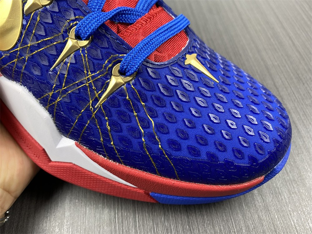 NIKE ZOOM KOBE VII RLX RED BLUE METALLIC GOLD 488371-406