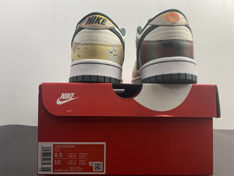 NIKE SB DUNK LOW “MULTI CAMO” DH0957-100
