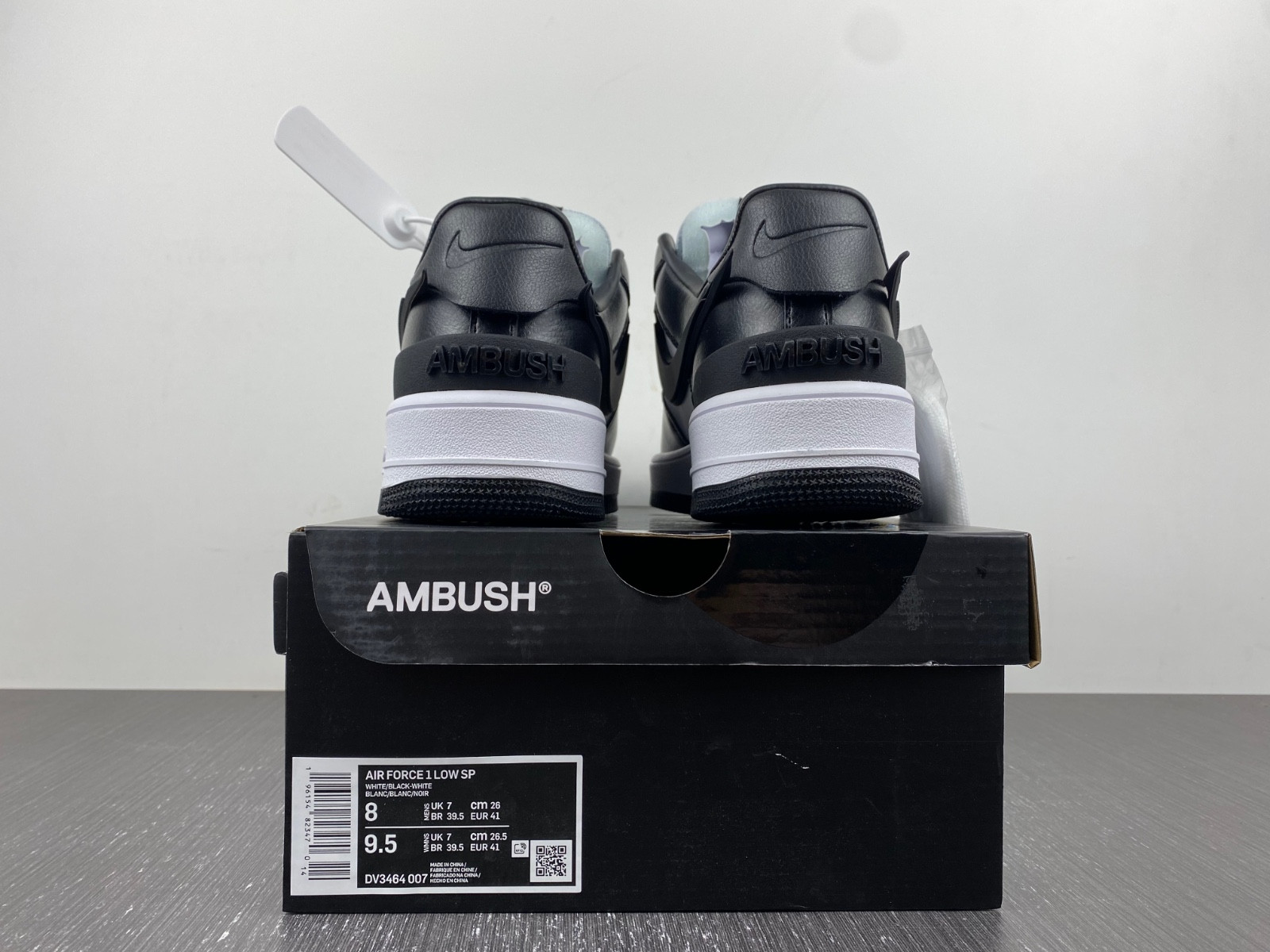 Nike x AMBUSH Air Force 1 Low Black / Phantom DV3464-007