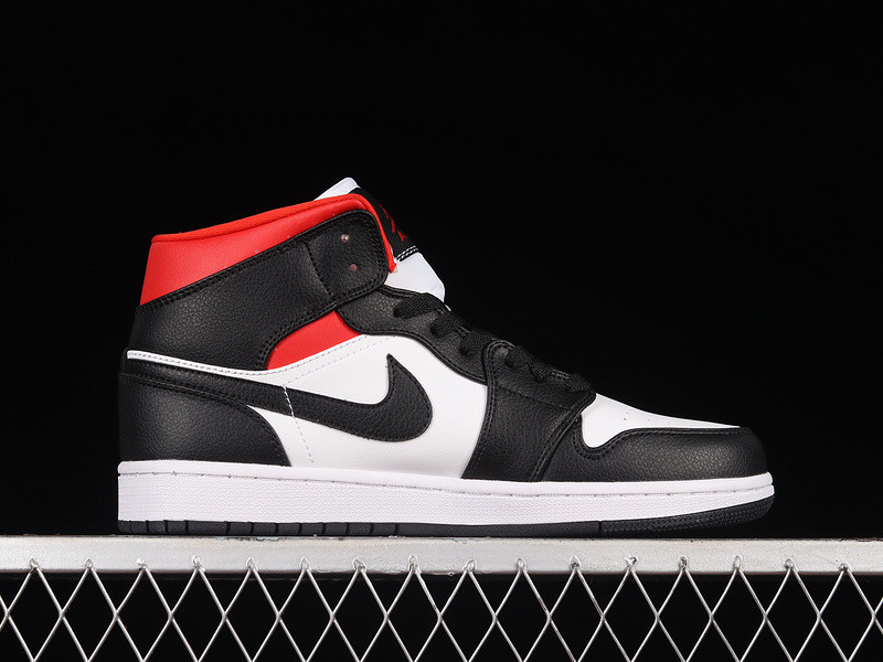 Air Jordan 1 Mid WMNS Black Gym Red BQ6472-061