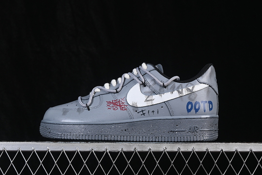 Nike Air Force 1 Low 'Tic-Tac-Toe Cement Graffiti' DD8959-100