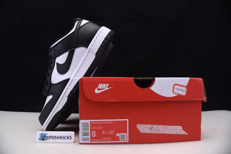 Nike Dunk Low Retro White Black (2021) DD1391-100