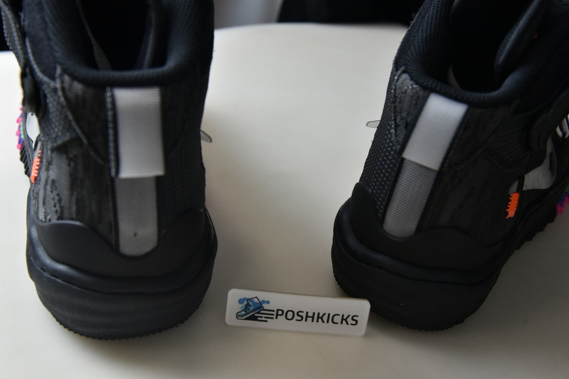 OW X NIKE AIR FORCE 1 MID BLACK DO6290-001