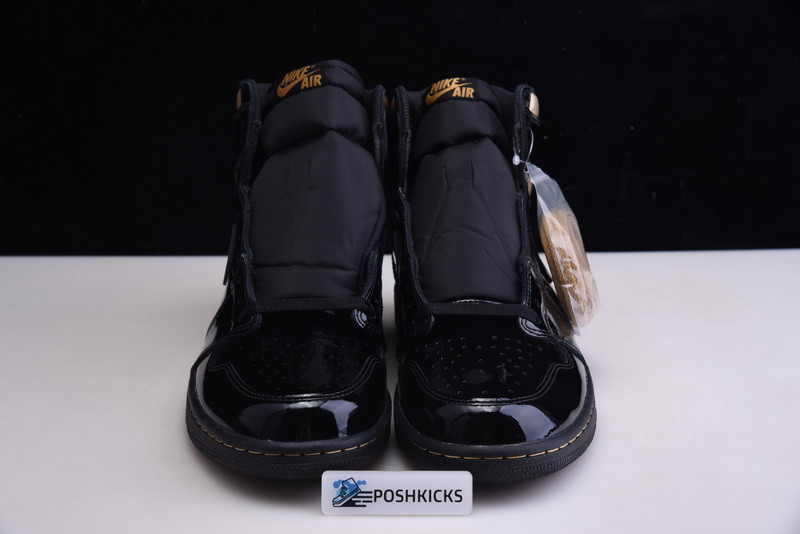 AIR JORDAN 1 HIGH OG PATENT ‘BLACK GOLD’ 555088-032