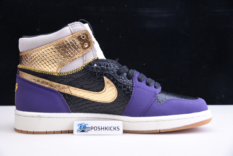 KOBE BRYANT X AIR JORDAN 1 HIGH OG BLACK-PURPLE 555088-171