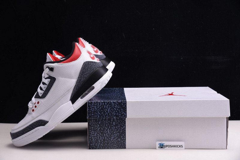 Jordan 3 Retro SE Fire Red Denim (2020) CZ6431-100