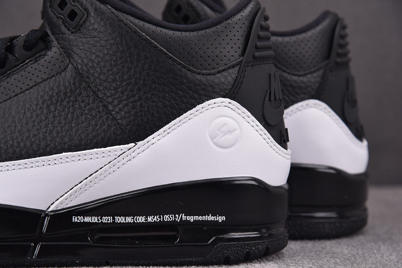 Fragment Design x Air Jordan 3 “Black/White”