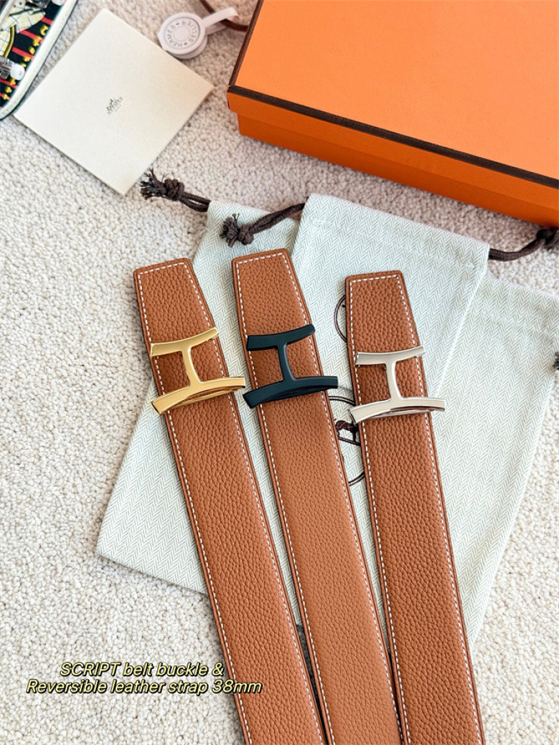 H*ER*MES BELT(DOUBLE-SIDED)