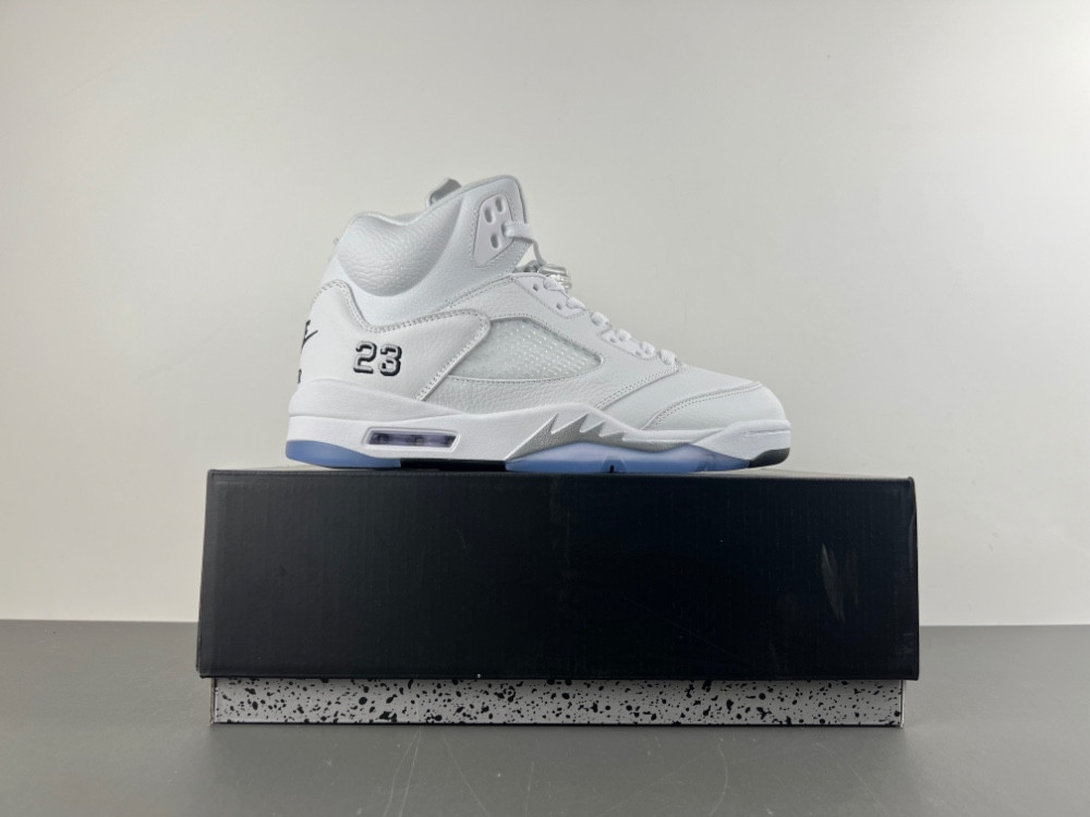 Air Jordan 5 White Metallic 2026 HQ7978-103