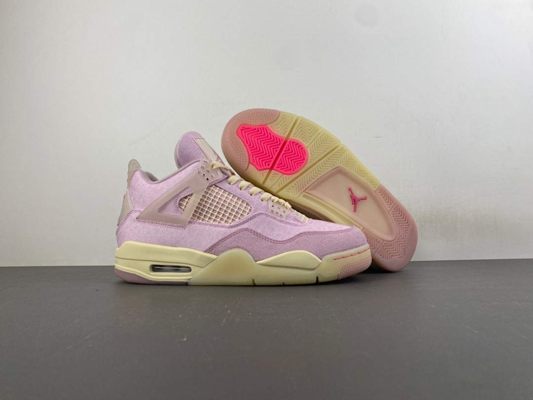 Air Jordan 4 Denim "Iced Carmine" | IB6716-600