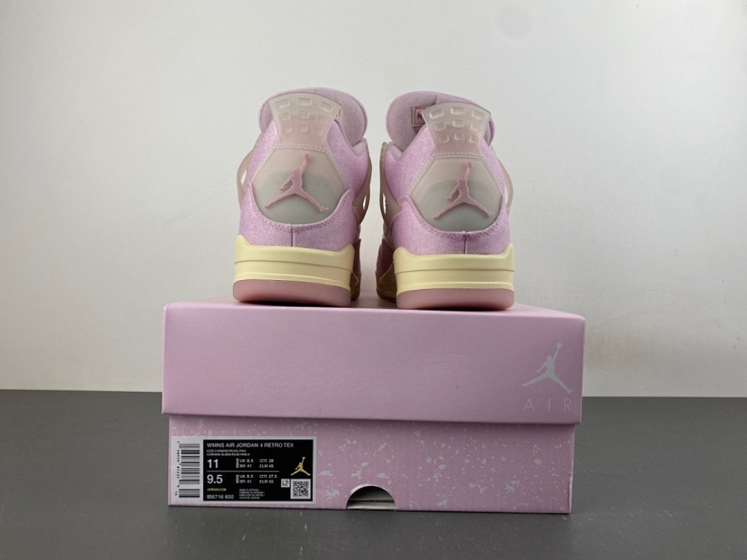 Air Jordan 4 Denim "Iced Carmine" | IB6716-600