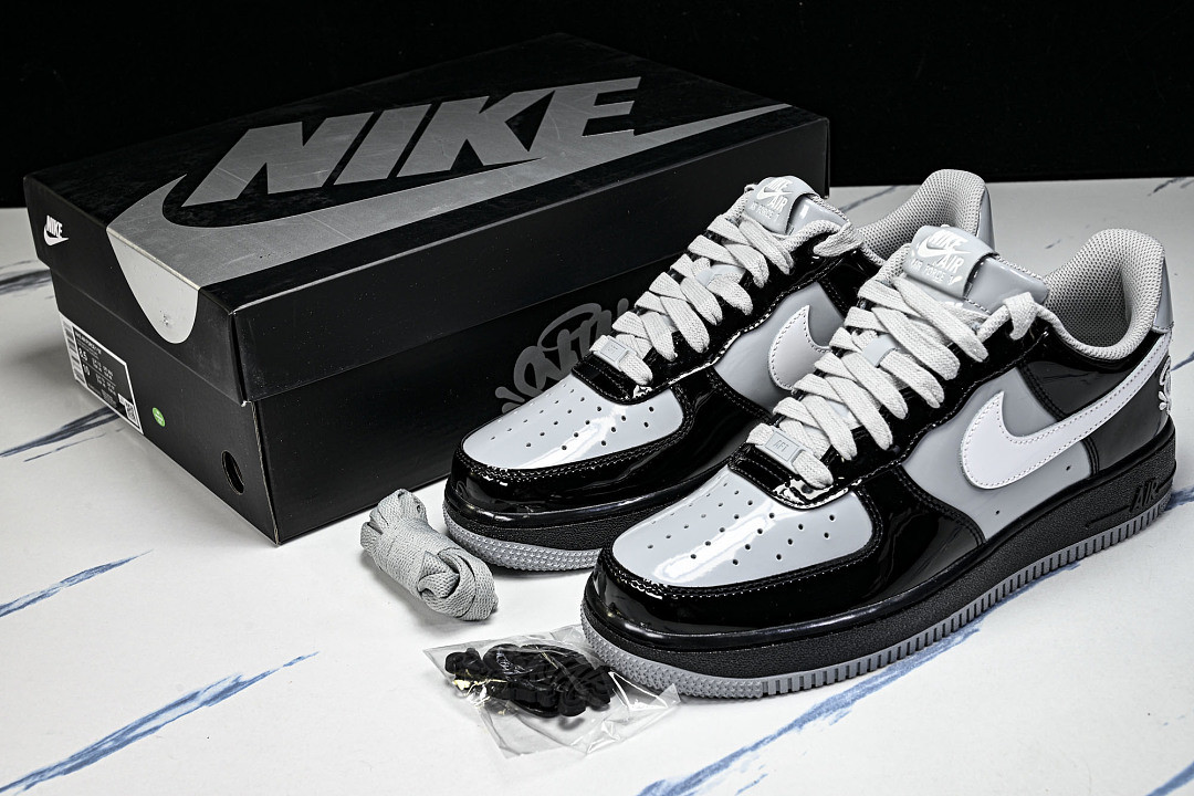 Nike Air Force 1 Low Syna Central Cee Black White Smoke Grey IO9974-010