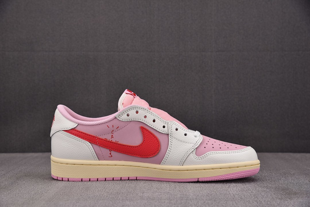 Air Jordan 1 Retro Low OG SP Travis Scott Shy Pink IQ7604-101