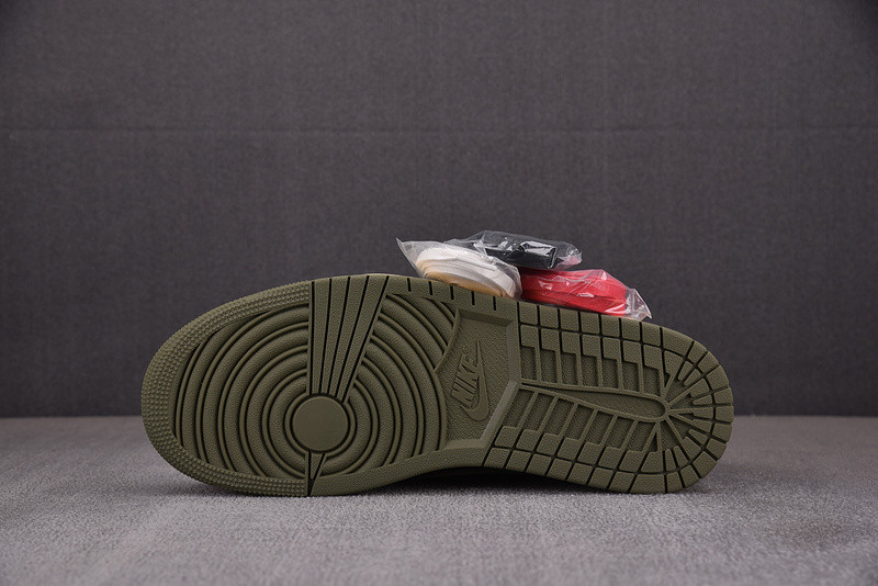 Travis Scott Air Jordan 1 Low OG Black Olive DM7866-002