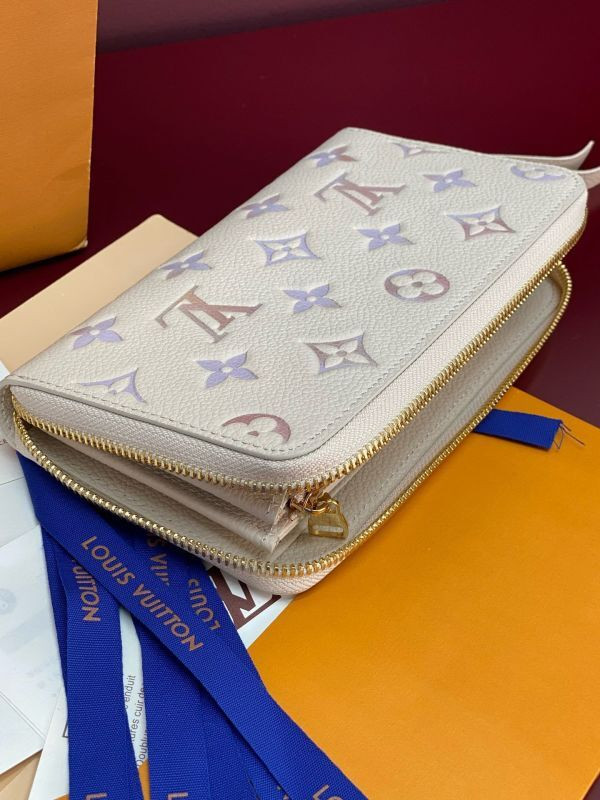 LV Zippy Wallet Monogram Empreinte Leather