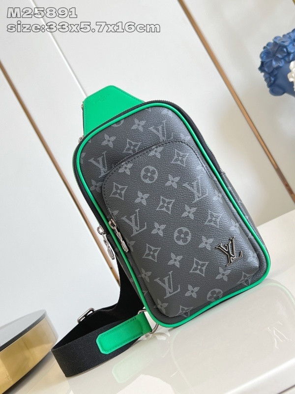 LV Avenue Slingbag Damier Graphite Canvas
