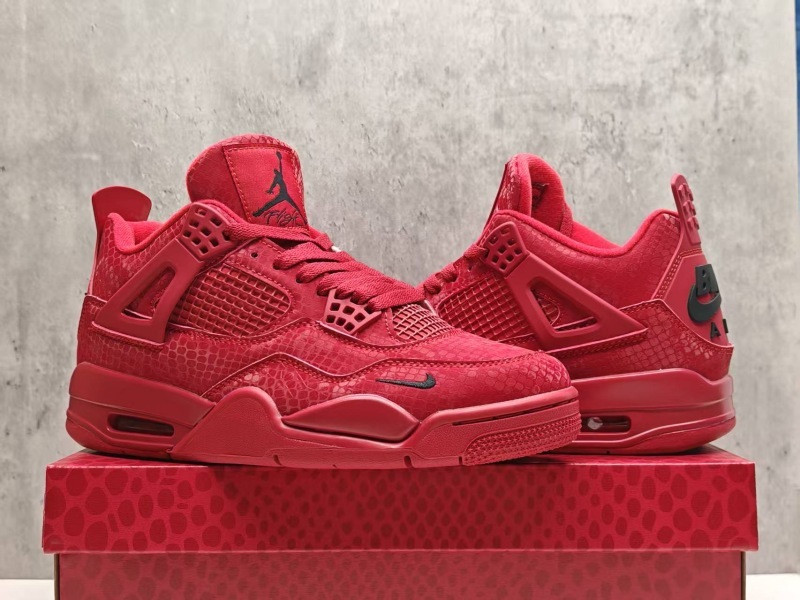 Nigel Sylvester x AJ 4 Red Mamba Shoes Sneakers – nk0004681