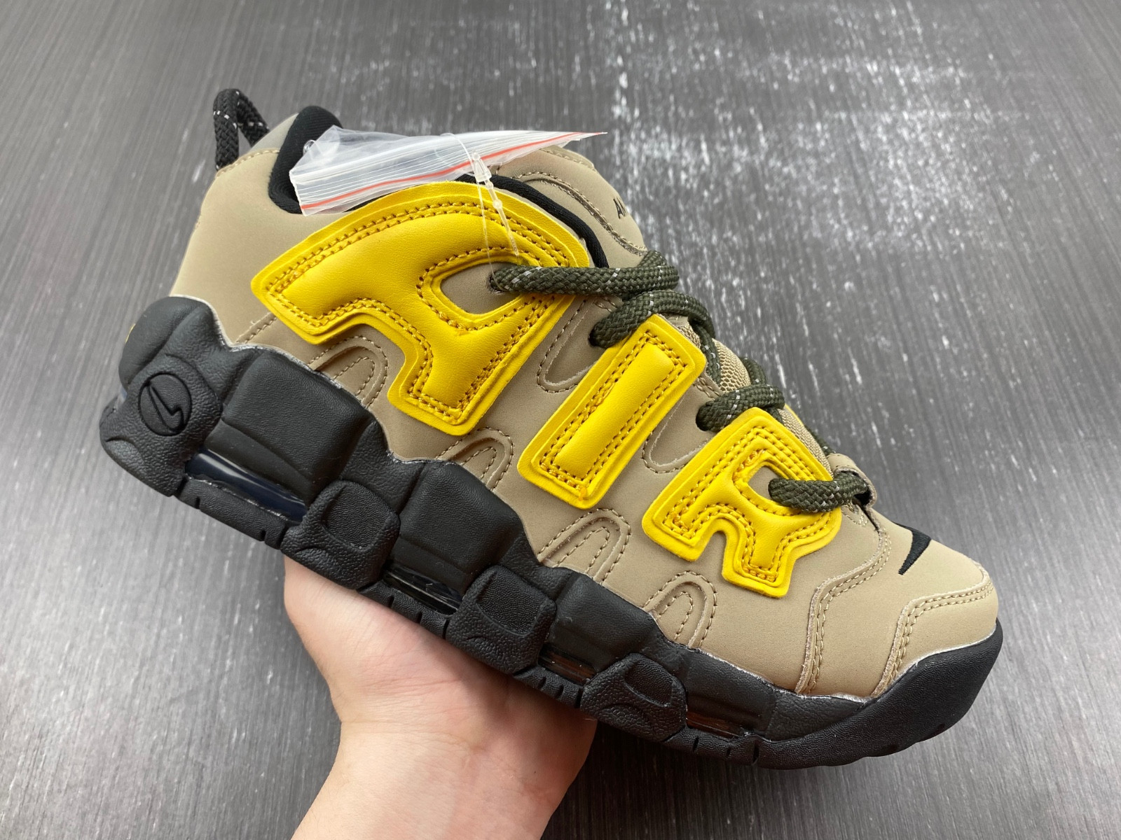 Nike Air More Uptempo Low AMBUSH Vivid Sulfur Limestone FB1299-200