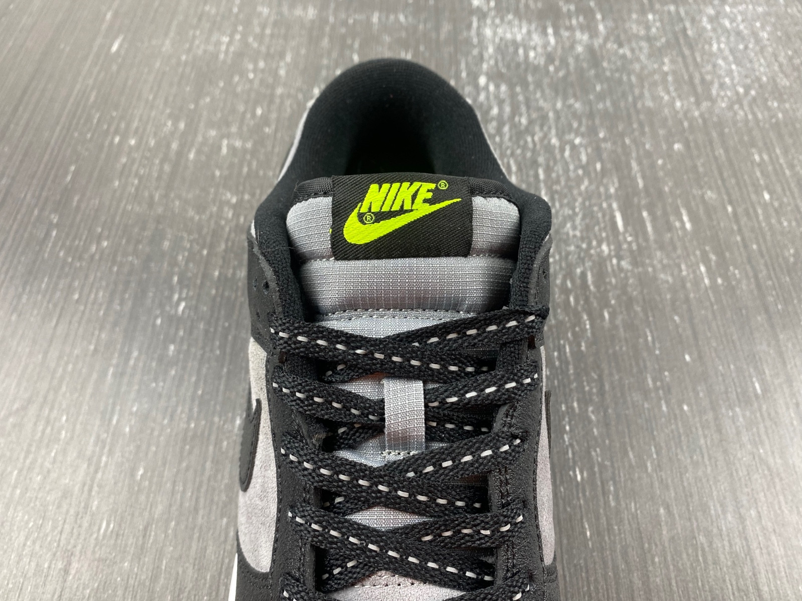 Nike Dunk Low "Black/Grey/Neon Green" FQ2205-001