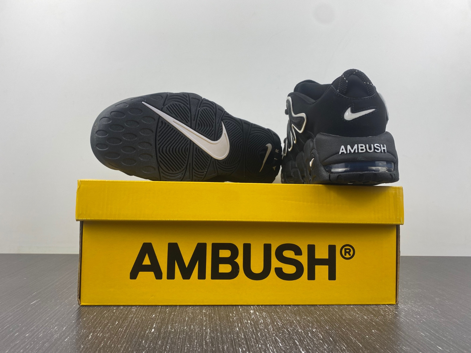 AMBUSH x Nike Air More Uptempo Low “Black/White” FB1299-001