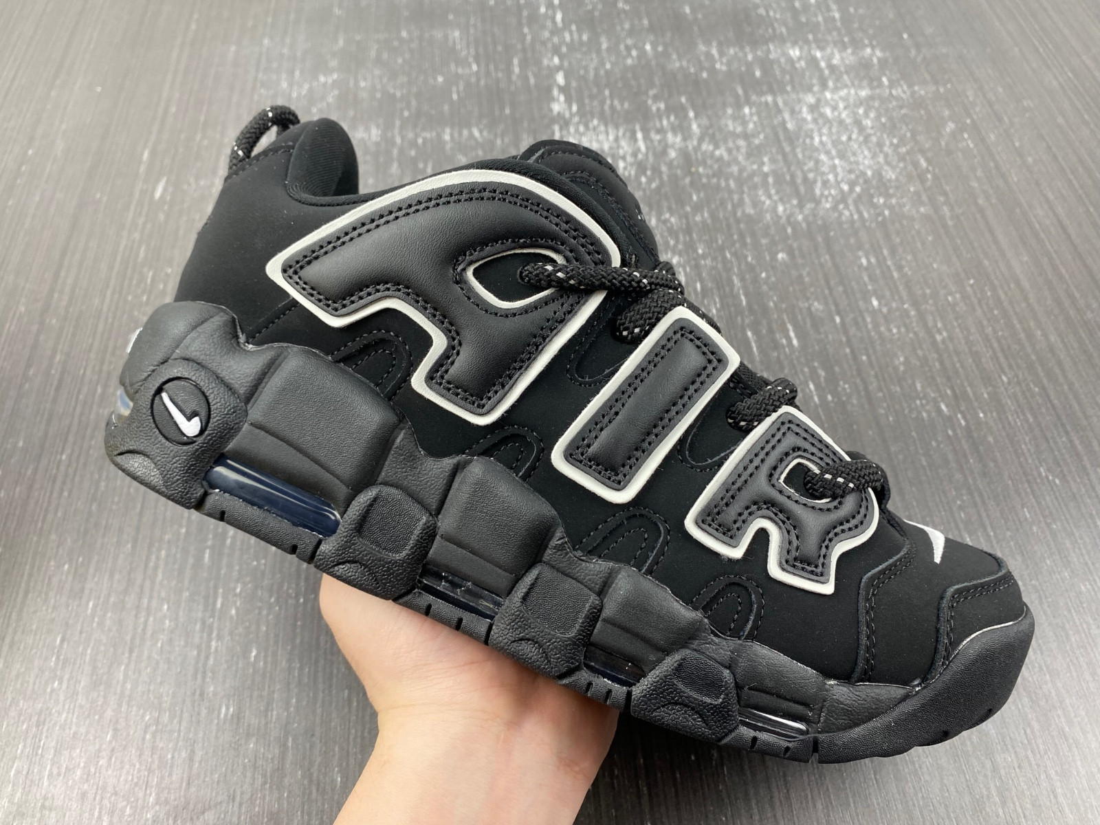 AMBUSH x Nike Air More Uptempo Low “Black/White” FB1299-001