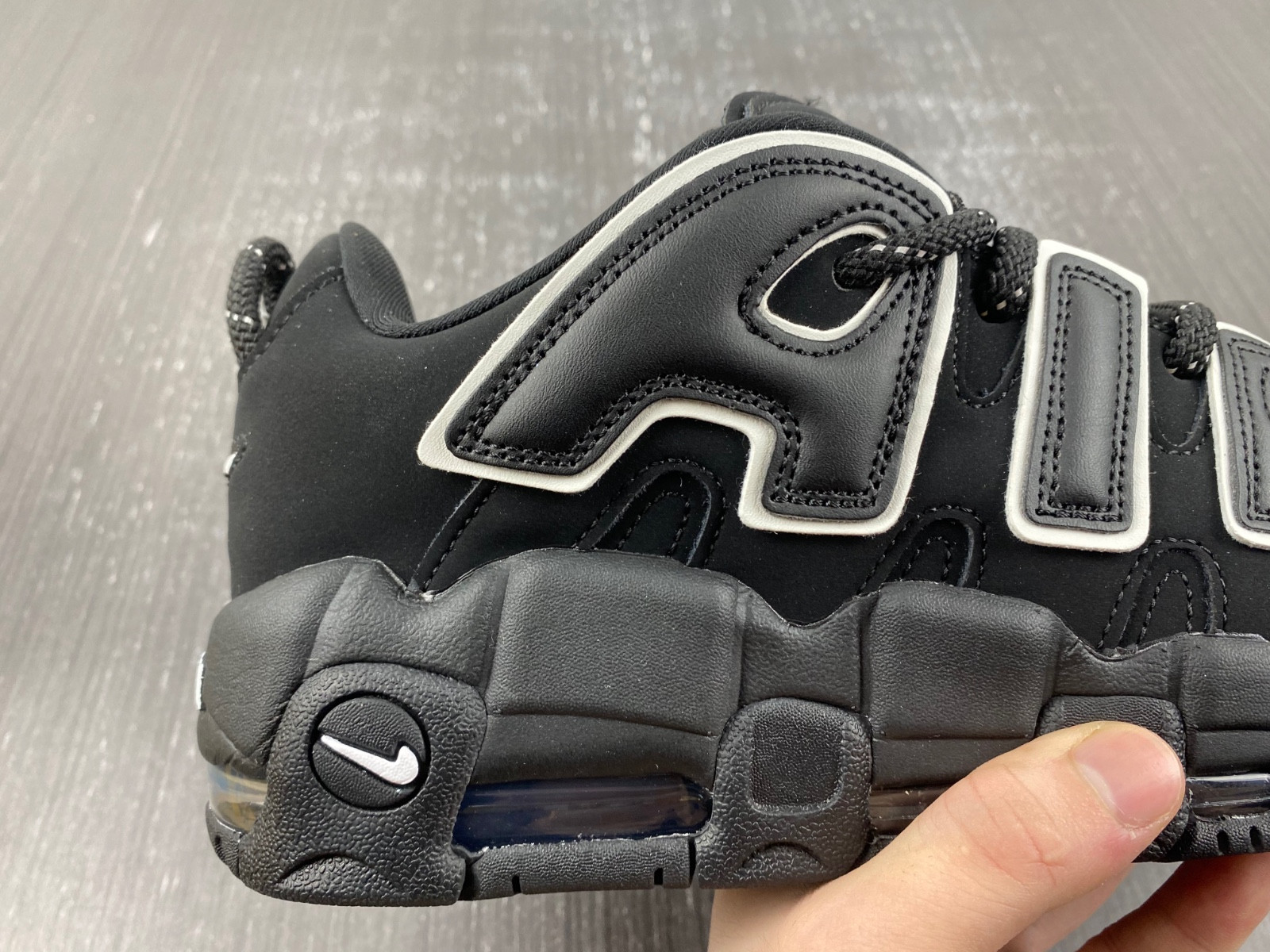 AMBUSH x Nike Air More Uptempo Low “Black/White” FB1299-001