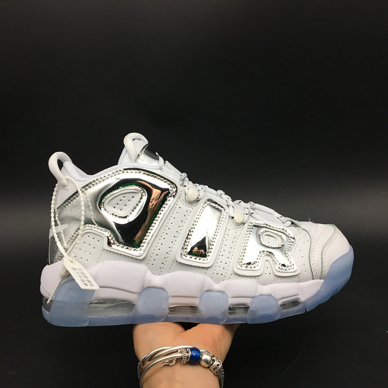 Nike Air More Uptempo Chrome White 917593-100