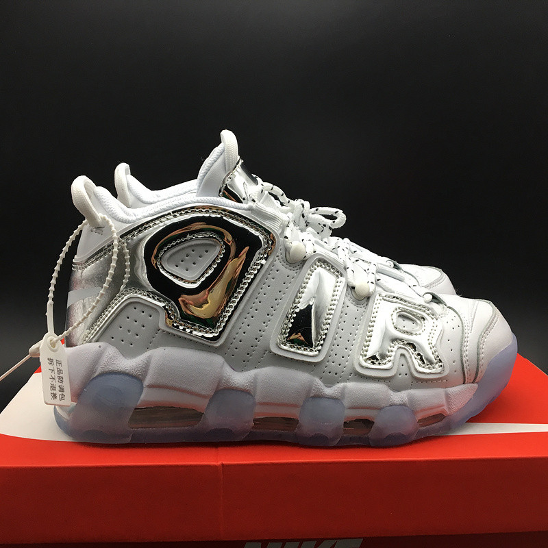Nike Air More Uptempo Chrome White 917593-100
