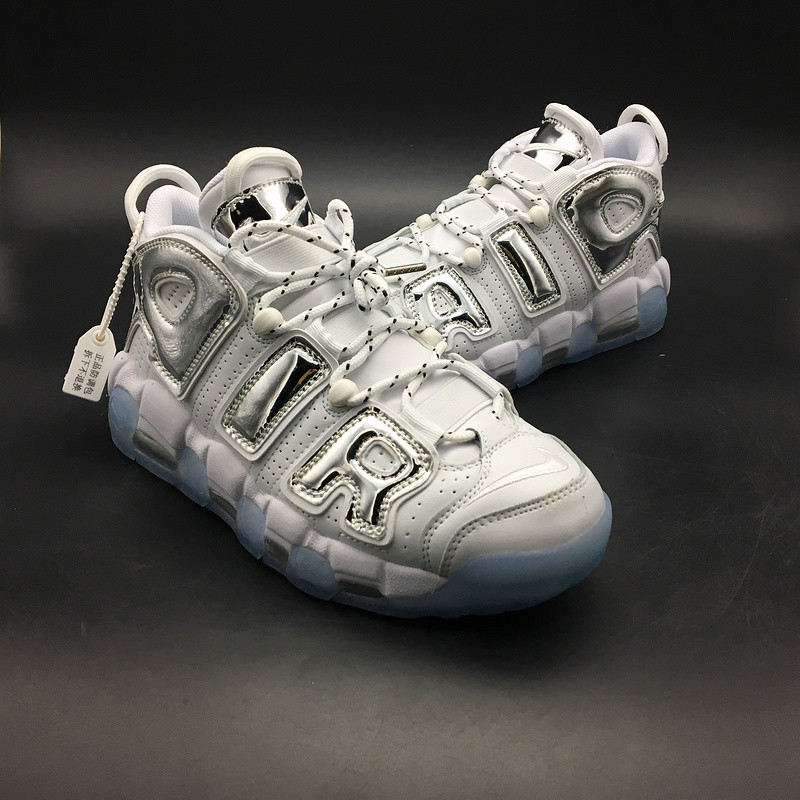Nike Air More Uptempo Chrome White 917593-100