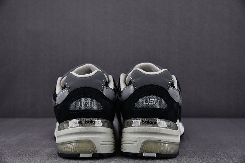 New Balance 992 Black Grey Suede M992EB